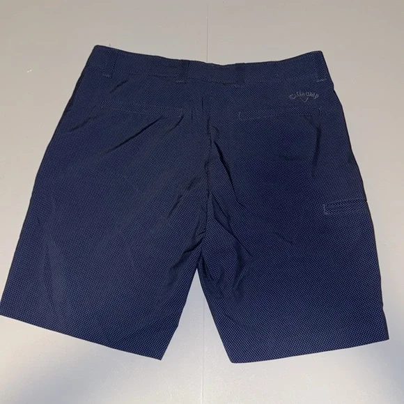 Callaway Navy Flat Front Shorts - Picture 6 of 7
